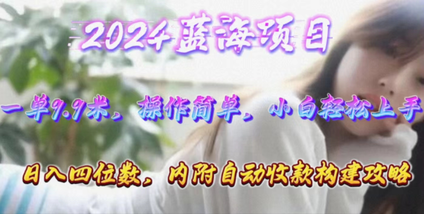 （10204期）年轻群体的蓝海市场，1单9.9元，操作简单，小白轻松上手，日入四位数-热爱者网创