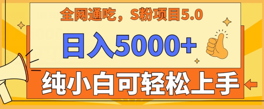 男粉项目5.0，最新野路子，纯小白可操作，有手就行，无脑照抄，纯保姆教学-热爱者网创