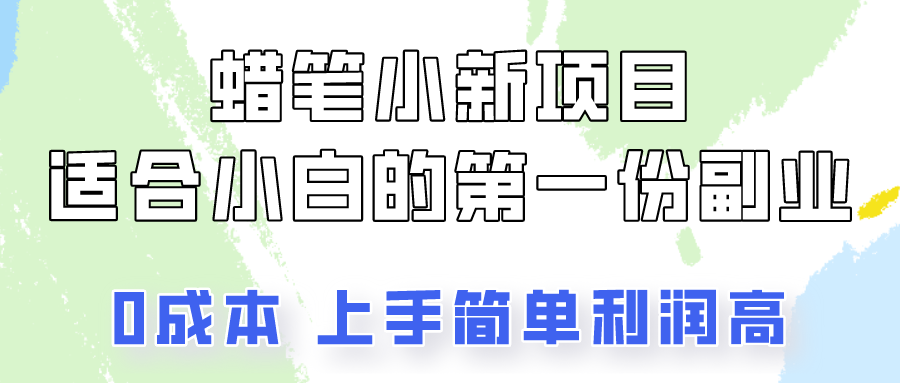 蜡笔小新项目拆解，0投入，0成本，小白一个月也能多赚3000+-热爱者网创