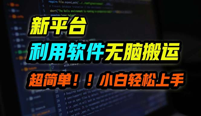 B站平台用软件无脑搬运，月赚10000+，小白也能轻松上手-热爱者网创