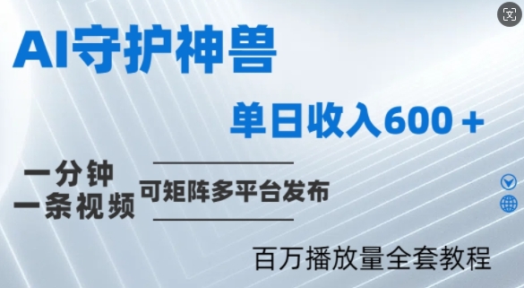 制作各省守护神，100多W播放量的视频只需要1分钟就能完成【揭秘】-热爱者网创