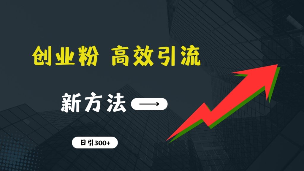 快速引流创业粉：抖音工具号日引300+实战技巧，创业粉引流全攻略-热爱者网创